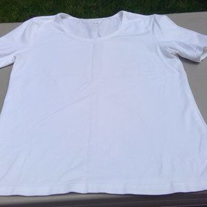 White T-shirt-NWOT-Blair